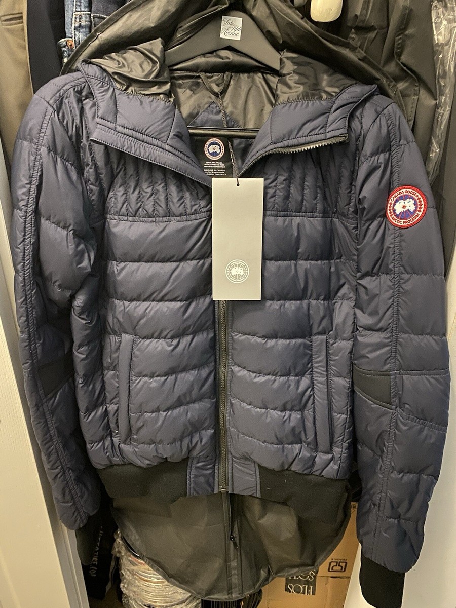 Men CANADA GOOSE Cabri Hoody Down Coat/Jacket NAVY 2208M MEDIUM