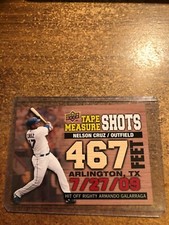 2010 Upper Deck Baseball Tape Measure Shots # TMS9 Nelson Cruz