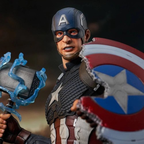 Captain America 1/6 Scale Marvel Mini Bust Resin Diamond Select NIB - Picture 2 of 3