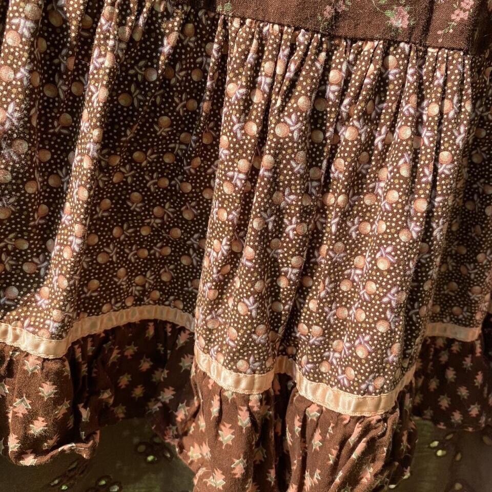 1970s Brown Gunne Sax Midi Skirt - image 3