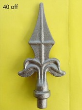 Metal Weldable Rail Heads Wrought Iron Baskets Gates Railings Tops Spikes Balls