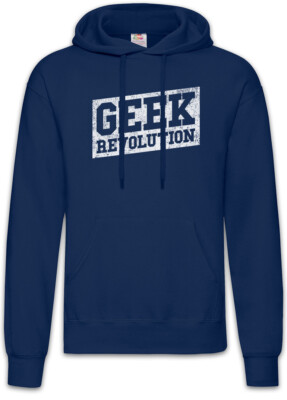 Geek Revolution Hoodie Kapuzenpullover Game Gamer Gaming Computer Science Fun
