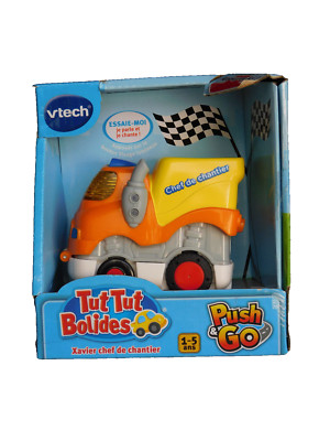 Vtech Push & Go Fahrzeug Tut Tut Bolides Sprachfunktion nur Französisch