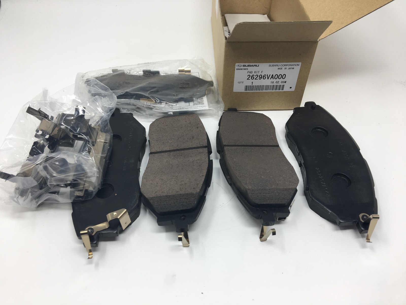Genuine Subaru 2015 WRX Outback Legacy Front Disc Brakes Pad Set Kit