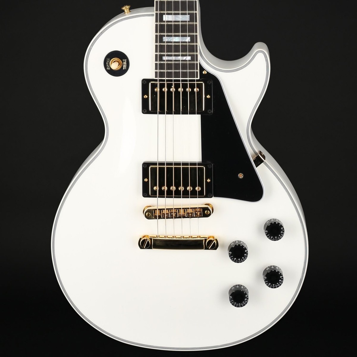 Gibson Les Paul Custom in Alpine White w/Ebony Board #CS302288 | eBay