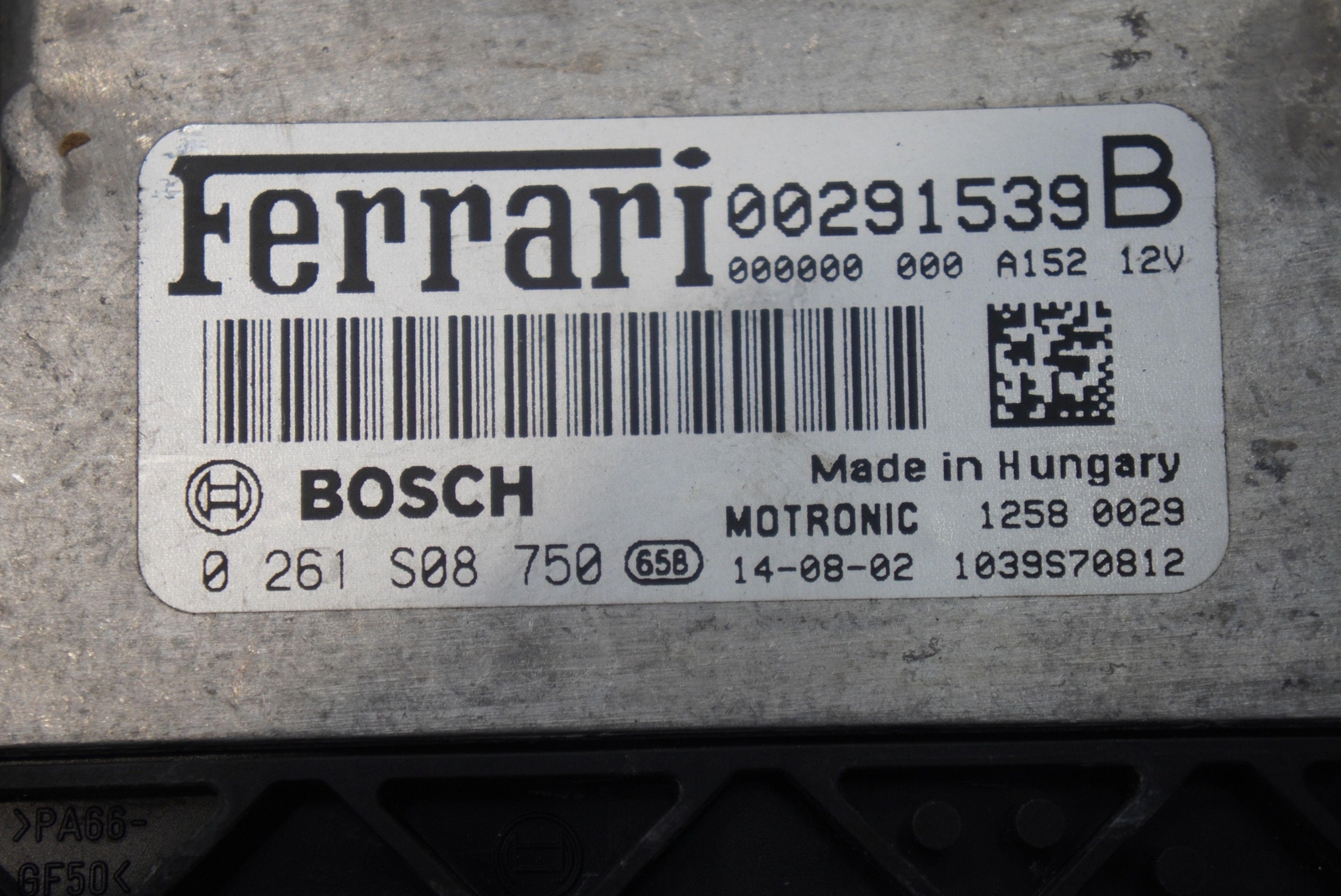 Engine Computer Ignition Control Module ECU 291539 Ferrari California T 2015-18