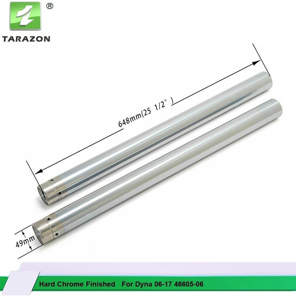 49mm Chrome Fork Tubes OEM:46605-06 For Harley Dyna FXDL FXDL 06 