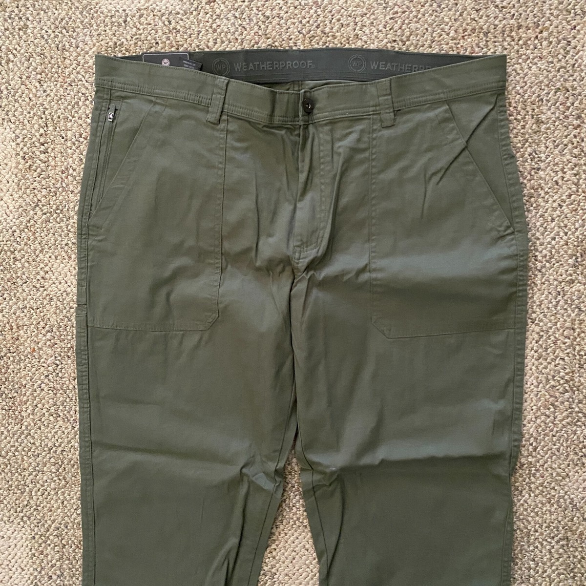 WP Weatherproof Trail Utility Pant Green Mens Size 40W X 32L