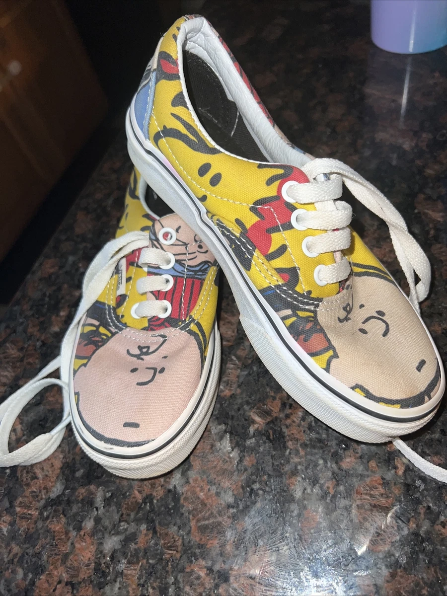 skruenøgle labyrint Tung lastbil New VANS Peanuts SNOOPY Charlie Brown Kids Size 13 shoes - RARE Limited  Edition | eBay