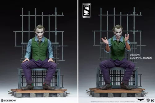 EXCLUSIVE SIDESHOW DC Dark Knight The Joker Heath Ledger Premium Format Figure