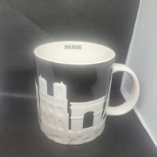 Starbucks Paris France Mug 3D Relief 2011 Collector Series Coffee Cup 16oz