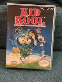 Kid Kool and the Quest for the Seven Wonder Herbs (NES 1990) W/ Case