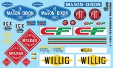 Gofer Racing 1/24-1/25 Yesterday's Trucking decals 11052 x