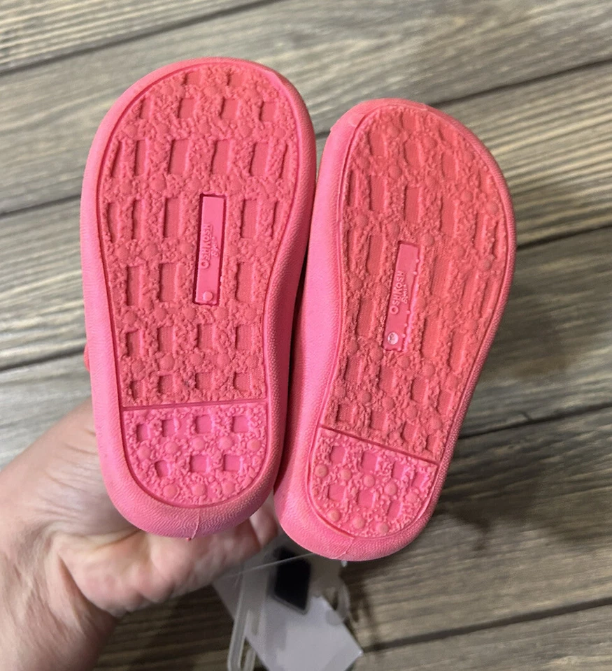 OshKosh B'Gosh девочек розовый многоцветный Swimmie сандалии туфли с Ярлыками размер 5 ребенка ясельного возраста  - Изображение 4 из 4
