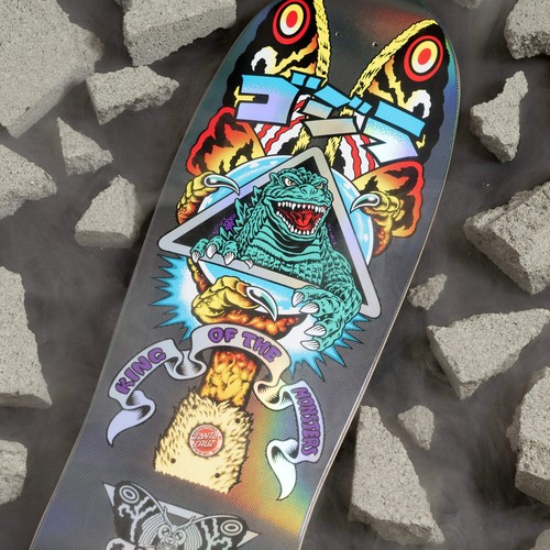 Santa Cruz x Godzilla Godzilla Mothra Natas 10.538" Skateboard Deck - Picture 3 of 3