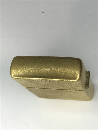 Vintage 2004 Brass Zippo Flip Top Pocket Lighter Gently Used - Picture 3 of 12