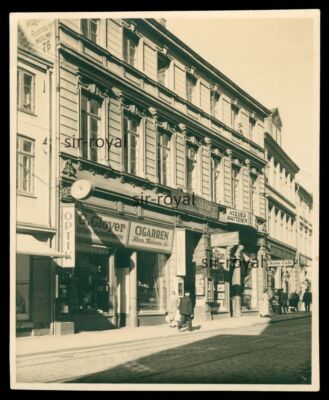 Flensburg 1930er - Atelier Hattesen - Gloyer Zigarren - Holm Cafe - Foto 9x11cm