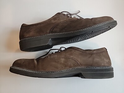 ECCO Shoes Mens 45 Brown Oxford Dress Casual Genuine Leather  display picture 1