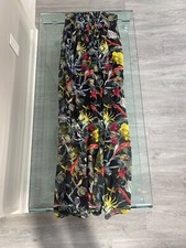 alice + olivia black Kieran maxi dress — size 0