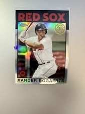 2021 Topps Chrome Xander Bogaerts 1986 35th Anniversary #86BC-8 Boston Red Sox