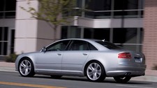 Cars audi s8 car vehicle Desk Mat Stitched