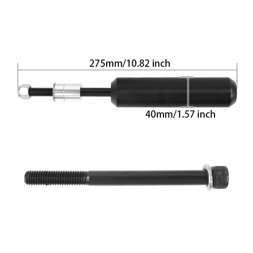 6.5" Shock Mounts Sliders Guard Bars For Harley Dyna Wide Glide FXDWG FXDL 93-05 - Picture 9 of 9
