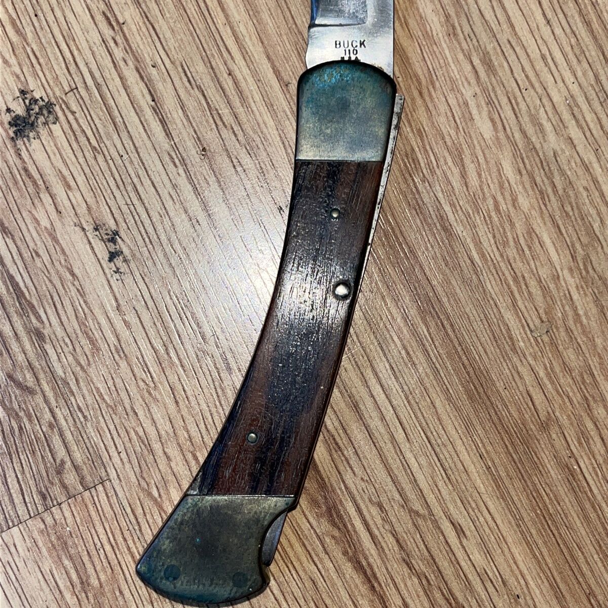 Old BUCK 110 Knife -Third Model Folding Hunter 1971-1973 Old BUCK 110 Knife -Third Model Folding Hunter 1971-1973
