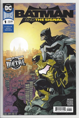 Batman and the Signal #1 Juego de 2 variantes de metal (1a impresión) 2018 casi nuevo - casi nuevo - Imagen 2 de 3