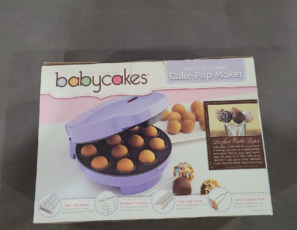 Babycakes Cake Pop Maker. NEW Electric Dessert Machine w/Molds - Image 2 of 4
