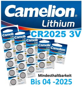 knopfzellen cr2025 3v