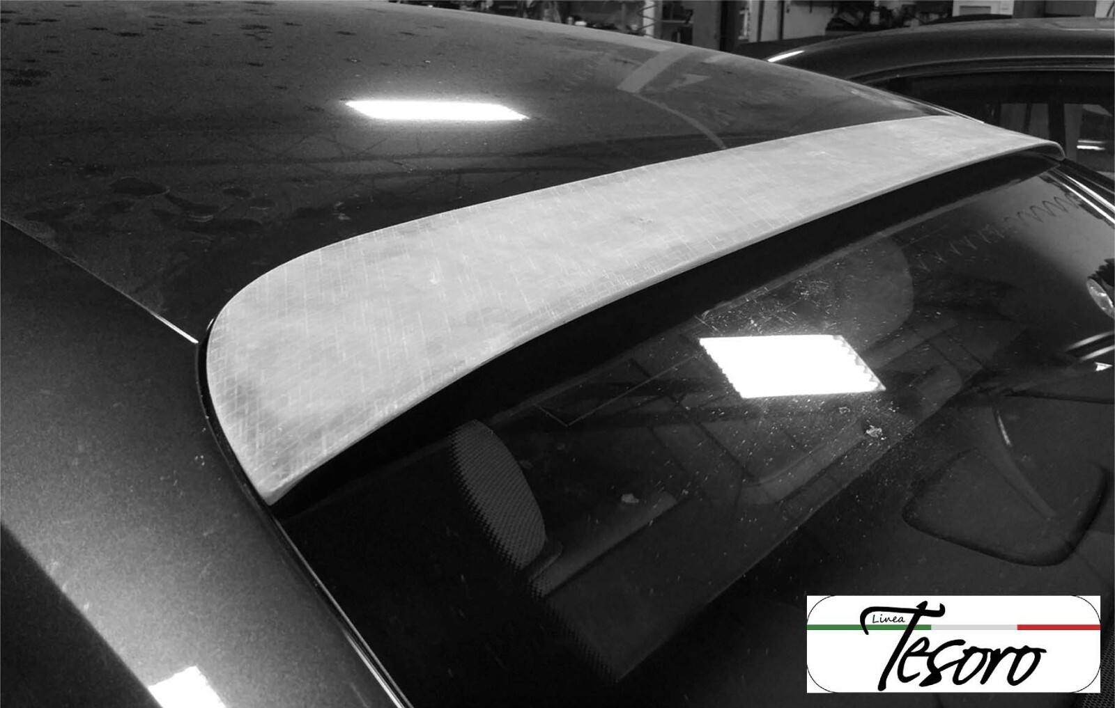 Bentley Continental Spur W12 Sedan  2014-19 lineaTesoro Roof Spoiler  Made  USA