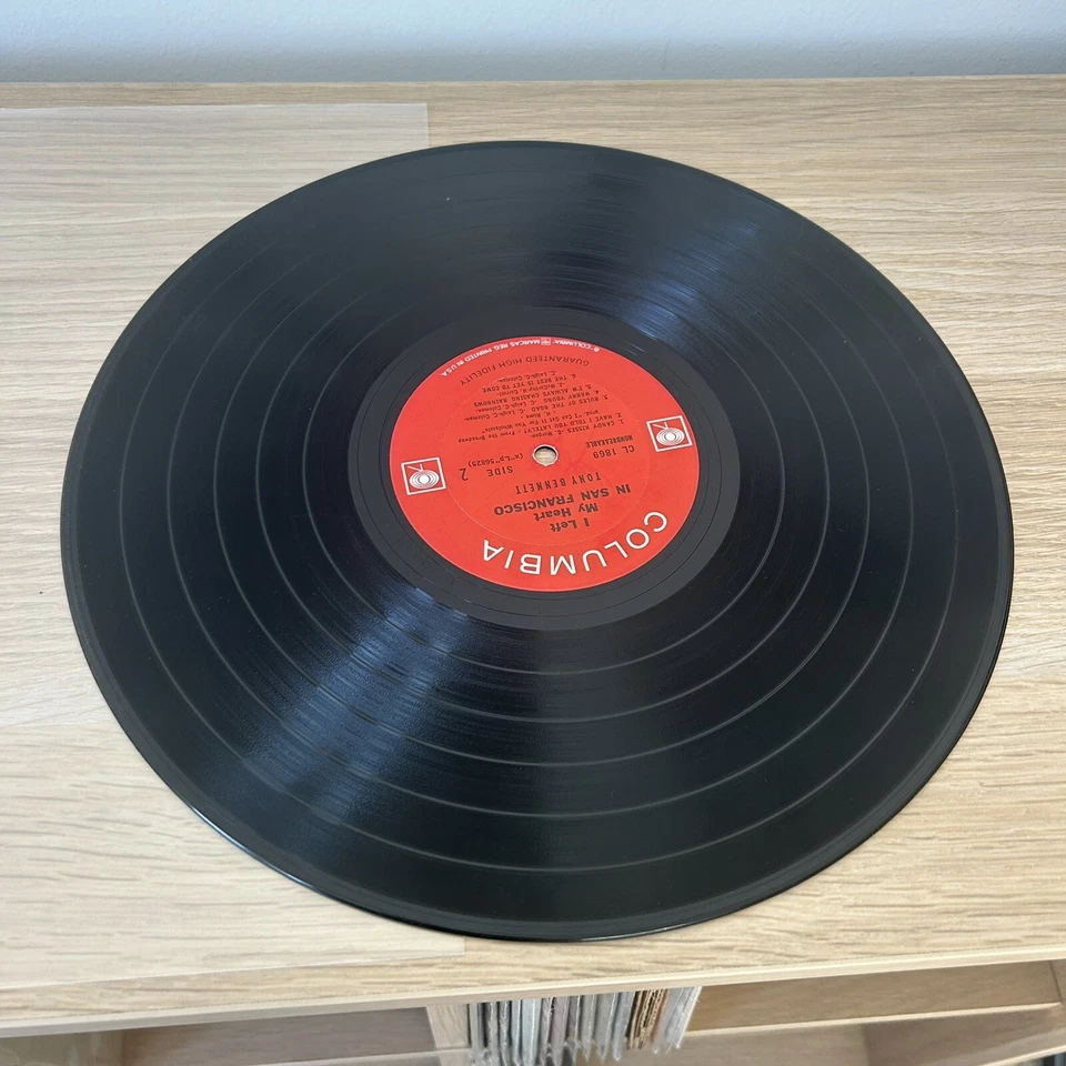 1960s Tony Bennett I Left My Heart in San Francisco Vintage US 2 Eye Pressing - Imagem 4 de 4