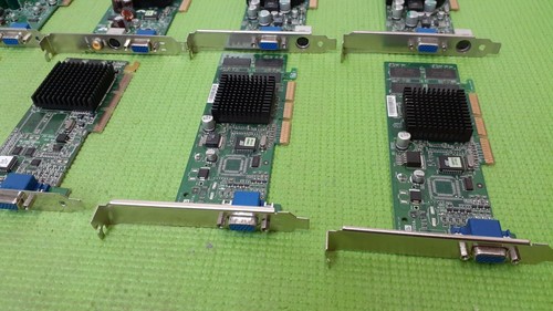 ATI -Micro star -Asus- Nvidia- Hp AGP Mixed Video Graphics Cards lot Vintage - Picture 4 of 6