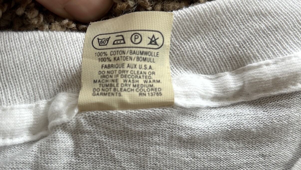 Vintage Single Stitch Medium Screen Stars Made In USA 100 Cotton Napa