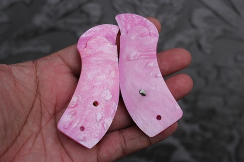 S&W J Frame Model 60, 649 Round Butt Grips Simulated Pink Pearl # Random - Picture 3 of 13