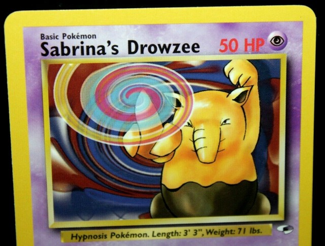 Pokémon TCG Sabrina's Drowzee Gym Heroes 92/132 Regular 1st Edition ...