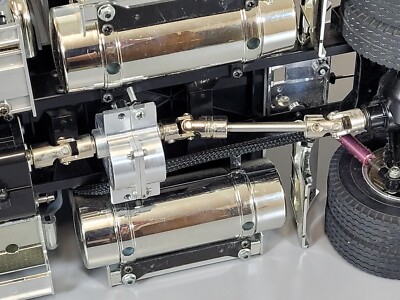 Custom Speed Reduce 4:1 Auxiliary Transmission Gear Box Tamiya 1/14 King Hauler