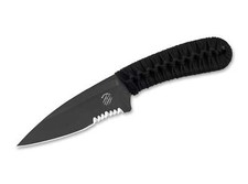 Bastinelli Knives Sin Black Cobra Wrap Messer Feststehend Taktisch BC-SINBCWRAP