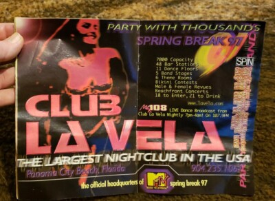 VTG 1997 Spring Break Party Guide Magazine Panama City FL MTV Club La Vela RARE!