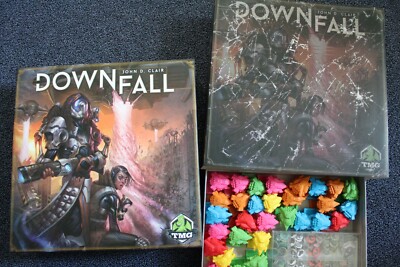 Downfall TMG Kickstarter Deluxe Edition mit Map / Metall Erweiterungen Neuwertig