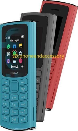 Original Nokia 105 4G Black Blue Dual SIM Unlocked cell phone - New Sealed - Afbeelding 9 van 20