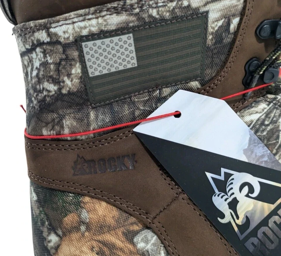 Rocky Stalker WP 800G Insulated Realtree Edge Camo Hunting Boots NWB $242 - Image 2 of 4