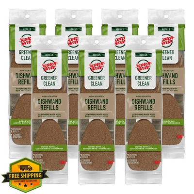 #ad #ad Scotch Brite Greener Clean Dishwand Sponge Refills 14 Count Non Scratch $27.99