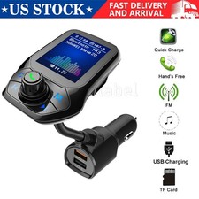 Bluetooth Car FM Transmitter MP3 Player Hands free Radio Adapter Kit USB Charger