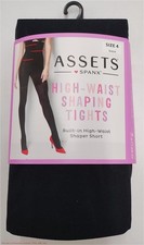 ASSETS by SPANX Women's High-Waist Shaping Tights - Size 4 - Black - 182B