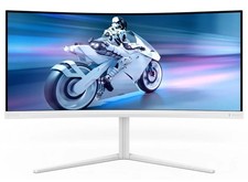 Philips Evnia Curved Gaming Monitor 34M2C5501A 34" 180Hz Quad HD 1ms White