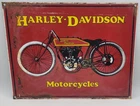 Vintage Harley Davidson Motorcycles Porcelain Enameled Metal Sign