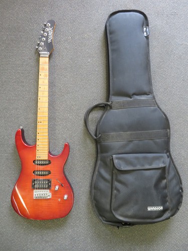 Red Hamer Slammer Series 6 String Electric Guitar with Gig Bag*Made in Korea