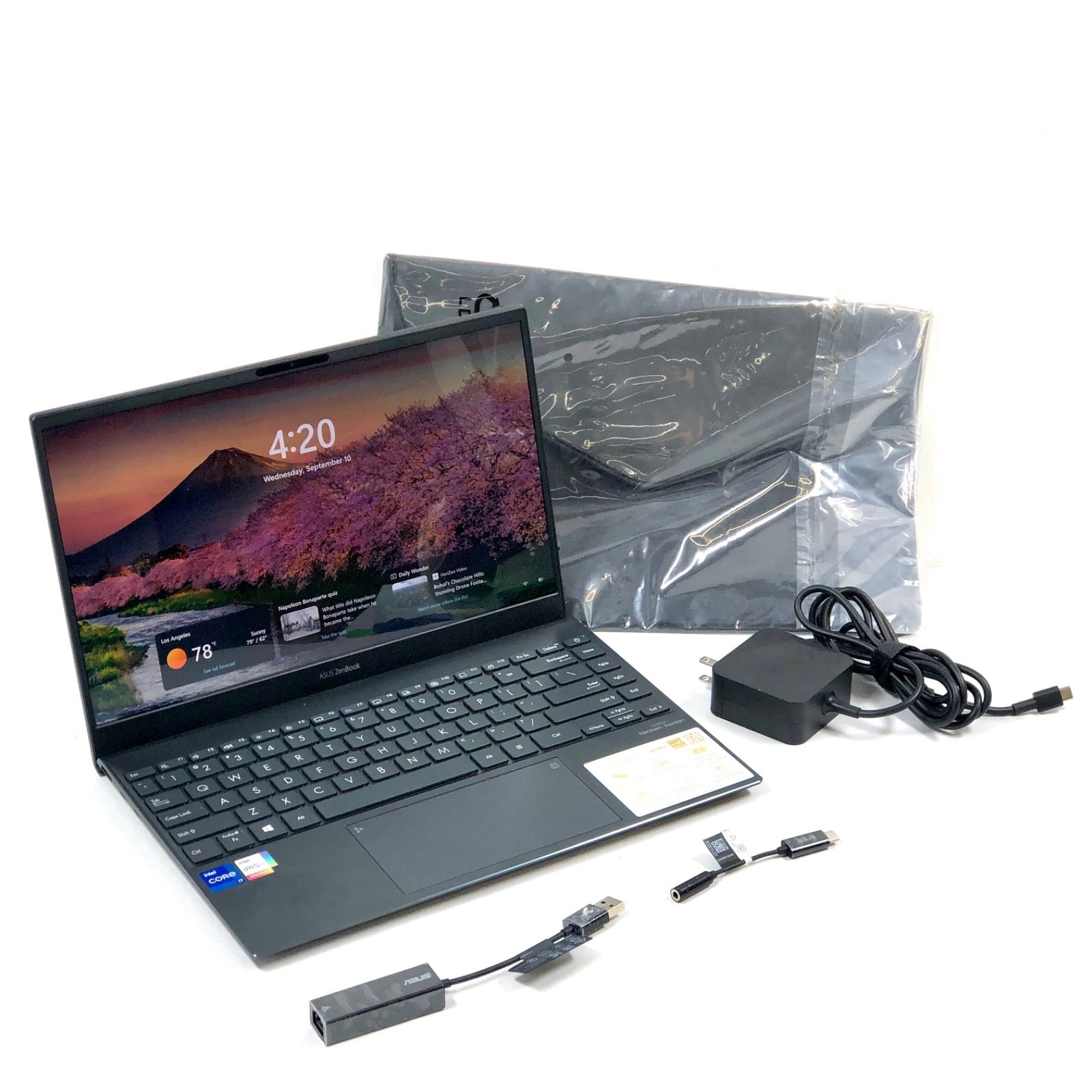 Asus Zenbook UX325E Slim Laptop 13.3" i7-1165G7 8GB RAM 512GB SSD Win 11