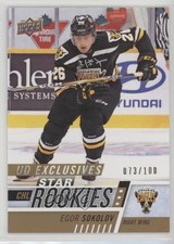 2017-18 Upper Deck CHL Star Rookies Exclusives 73/100 Egor Sokolov #351 03z4
